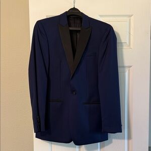 Calvin Klein Navy Tuxedo Jacket 38R Slim Fit